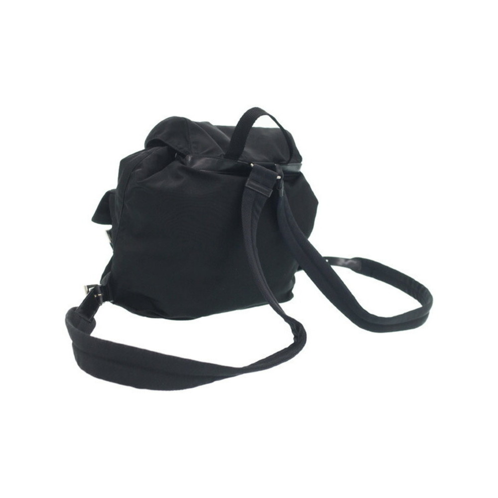 Prada Two Pocket Rucksack Daybag Tessuto Black Backpack